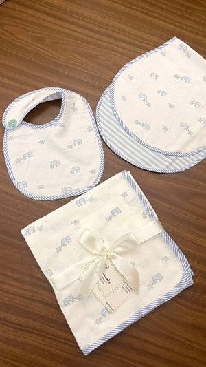 Elephant Family Swaddle Set