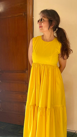 Sunflower Twirl Dress