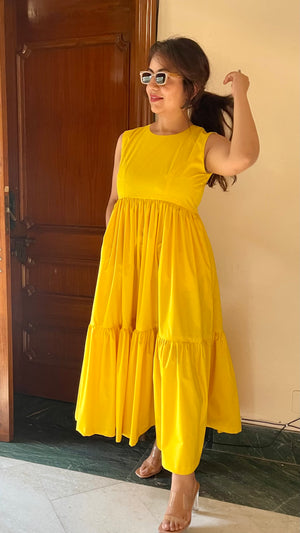 Sunflower Twirl Dress