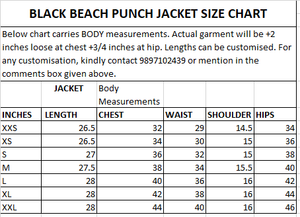 Black Beach Punch Jacket