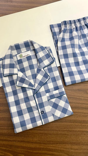 Blue Checks Nightwear