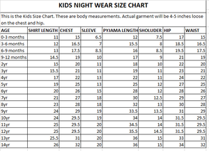 Constellation Kids Flannel Nightwear